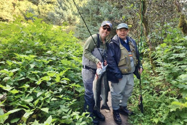 Larry Peterson.  2 fish I caught